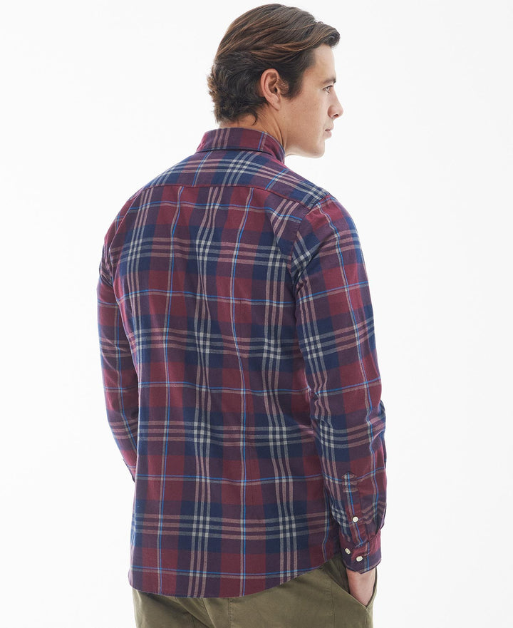 BARBOUR EDGAR TAILORED SHIRT - PORT