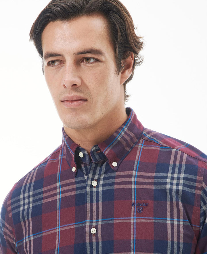 BARBOUR EDGAR TAILORED SHIRT - PORT