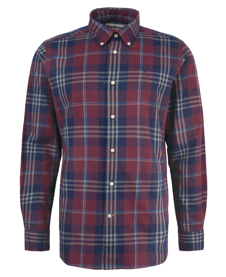 BARBOUR EDGAR TAILORED SHIRT - PORT
