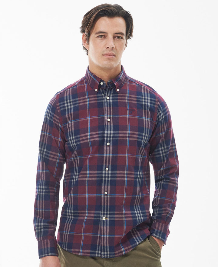 BARBOUR EDGAR TAILORED SHIRT - PORT
