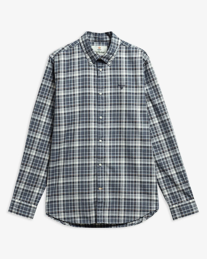 BARBOUR MOSSWOOD TAILORED SHIRT - NAVY