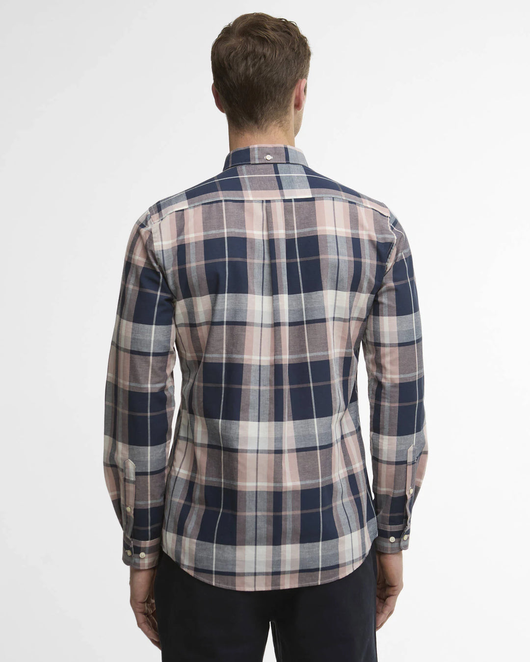 BARBOUR NEWBRIDGE CHECKED SHIRT - NAVY