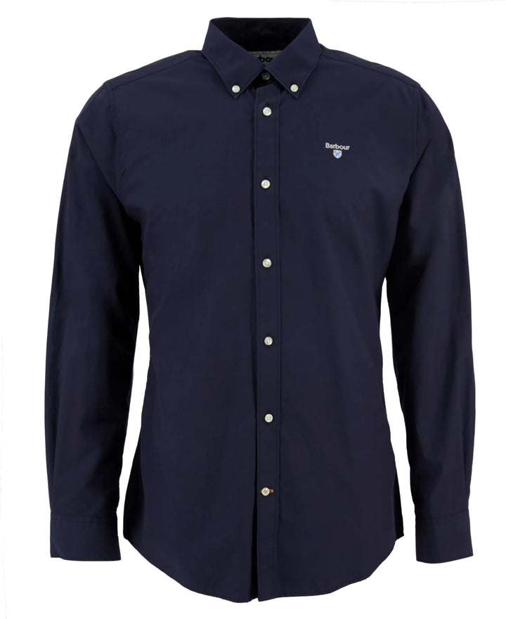 BARBOUR TREEPORT POPLIN L/S SHIRT - NAVY