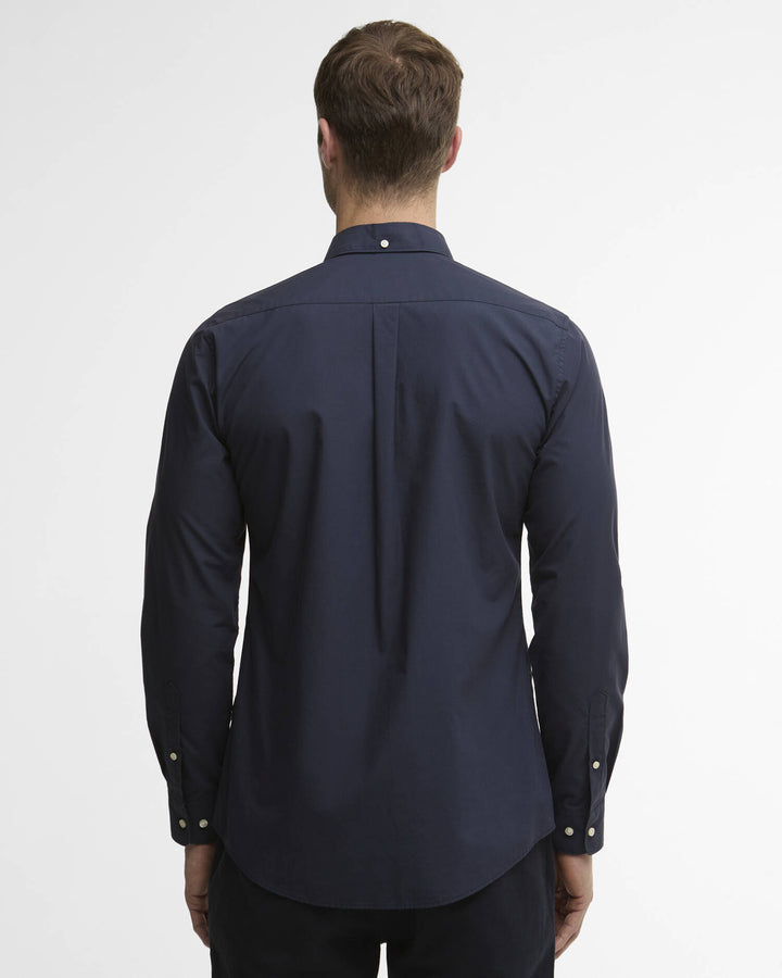 BARBOUR TREEPORT POPLIN L/S SHIRT - NAVY