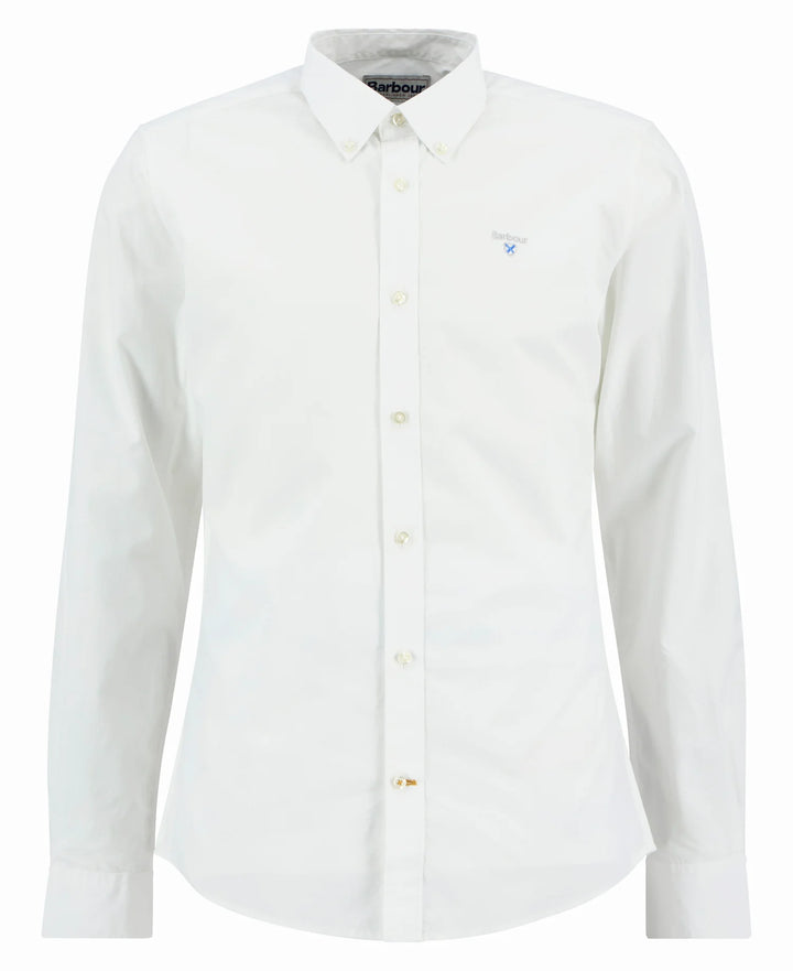 BARBOUR TREEPORT POPLIN L/S SHIRT - WHITE