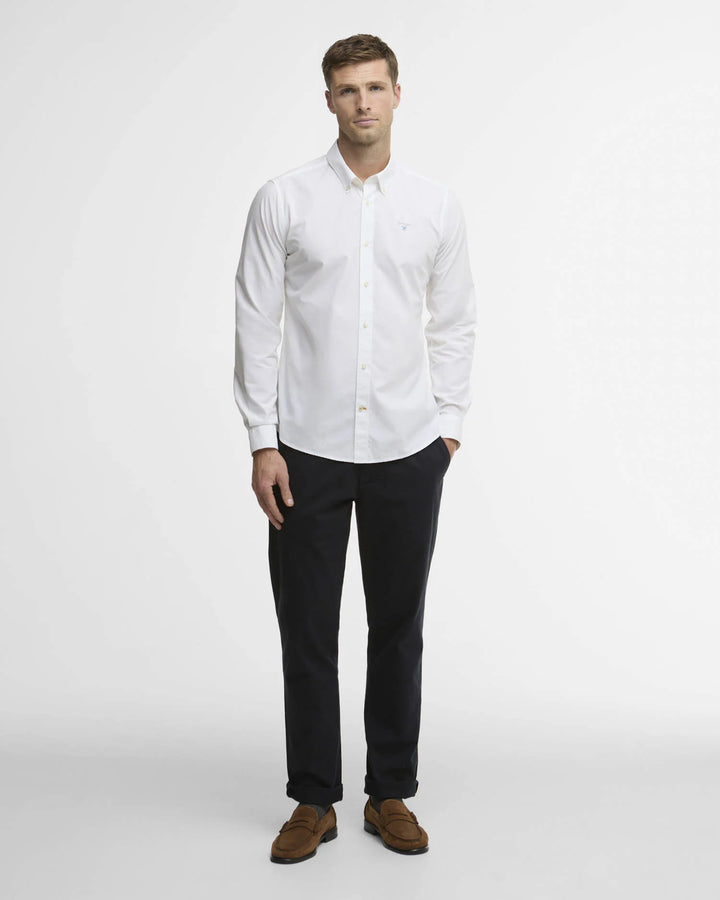 BARBOUR TREEPORT POPLIN L/S SHIRT - WHITE