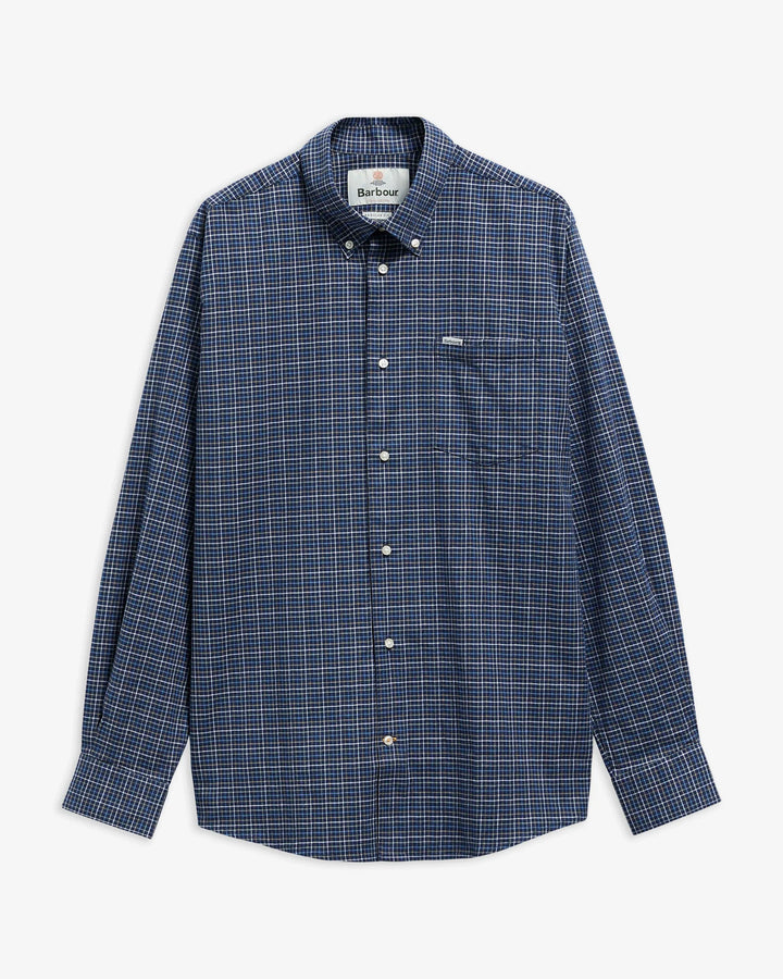BARBOUR ALDERWOOD REG SHIRT - NAVY