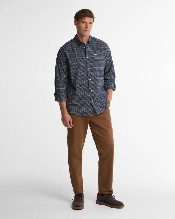 BARBOUR ALDERWOOD REG SHIRT - NAVY