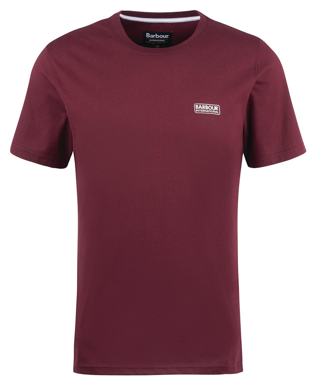 B.INTL SMALL LOGO TEE - BORDEAUX