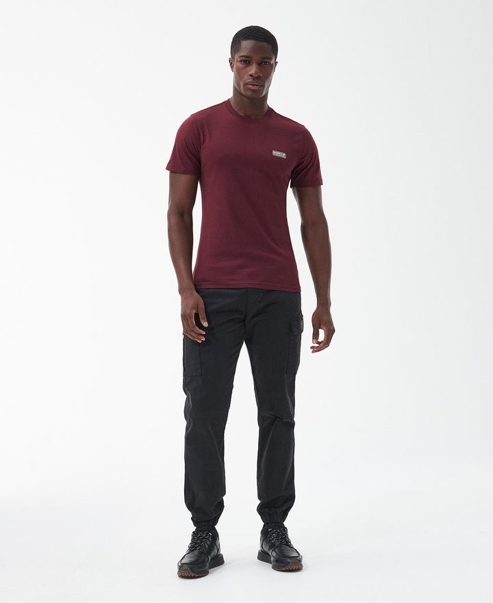 B.INTL SMALL LOGO TEE - BORDEAUX