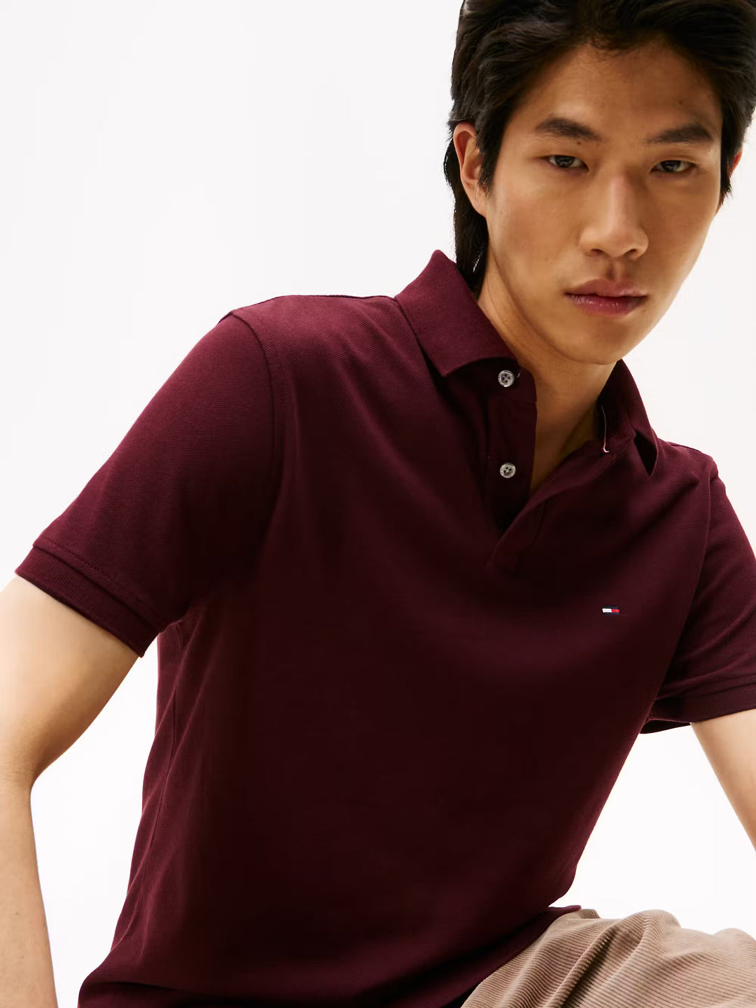 TH 1985 REGULAR POLO - DEEP BURGUNDY