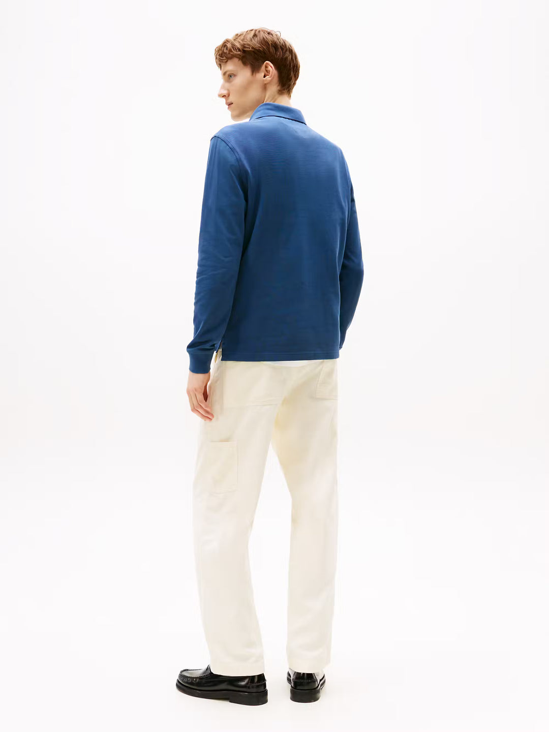 TOMMY HILFIGER 1985 REGULAR LS POLO - AEGEAN SEA