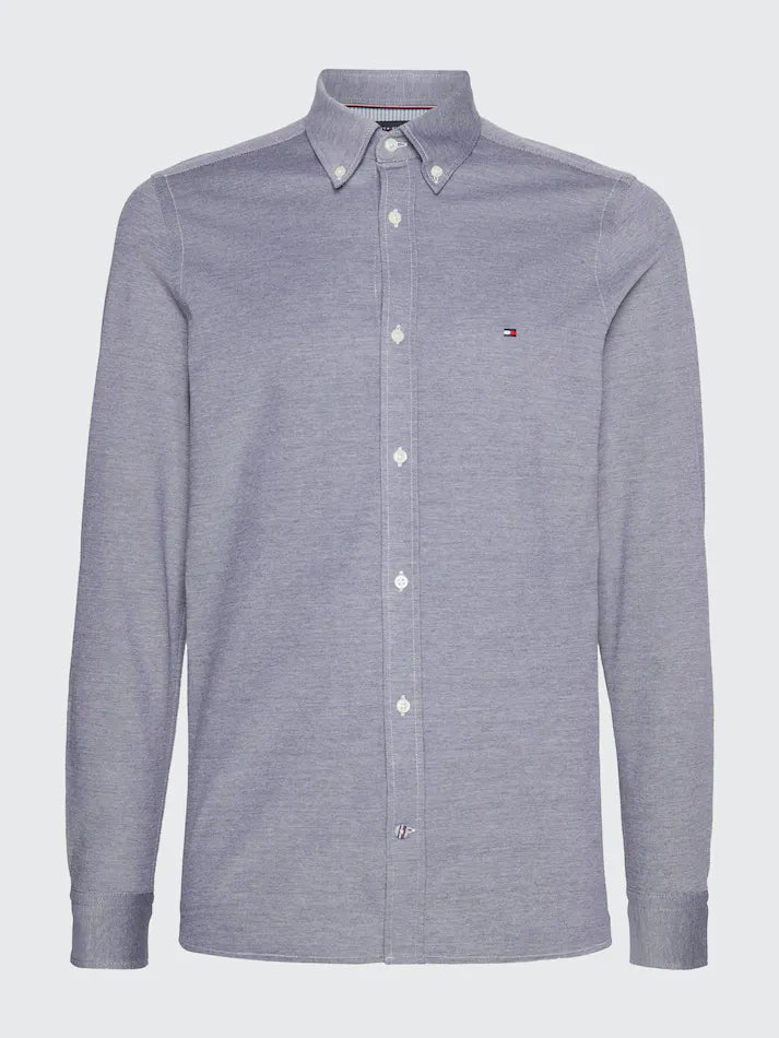TH 1985 KNITTED SF SHIRT - CARBON NAVY