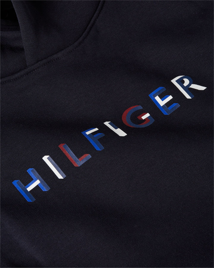 TH BT-RWB HILFIGER HOODY-B - NAVY