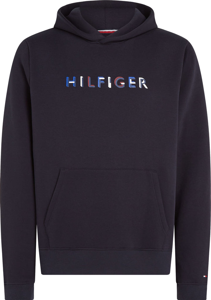 TH BT-RWB HILFIGER HOODY-B - NAVY