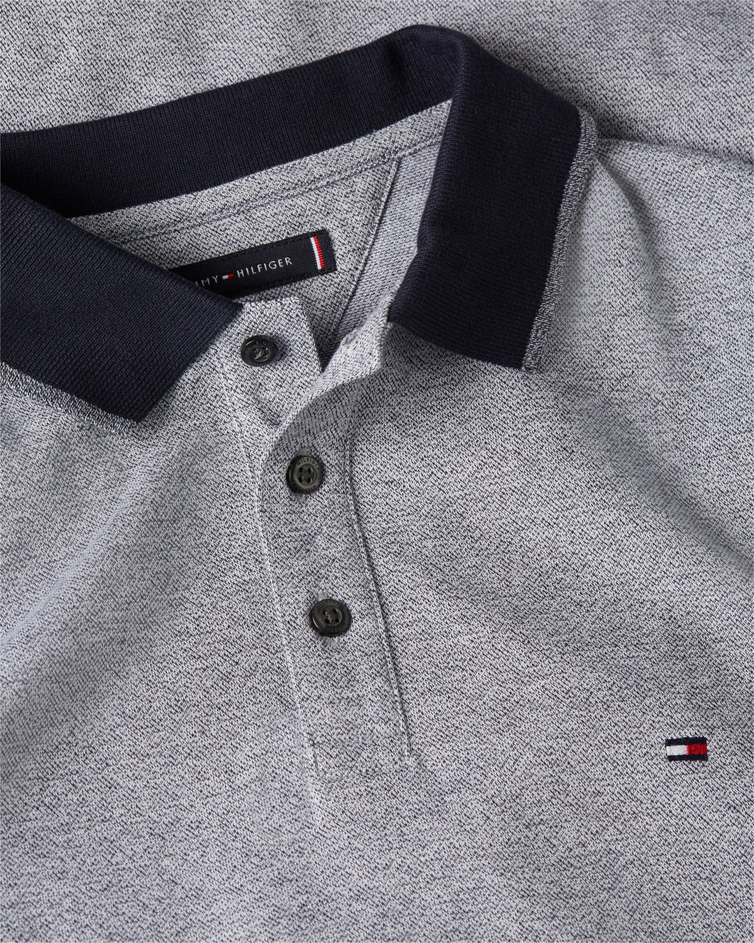 TH BT-MOULINE TIPPED POLO-B - NAVY