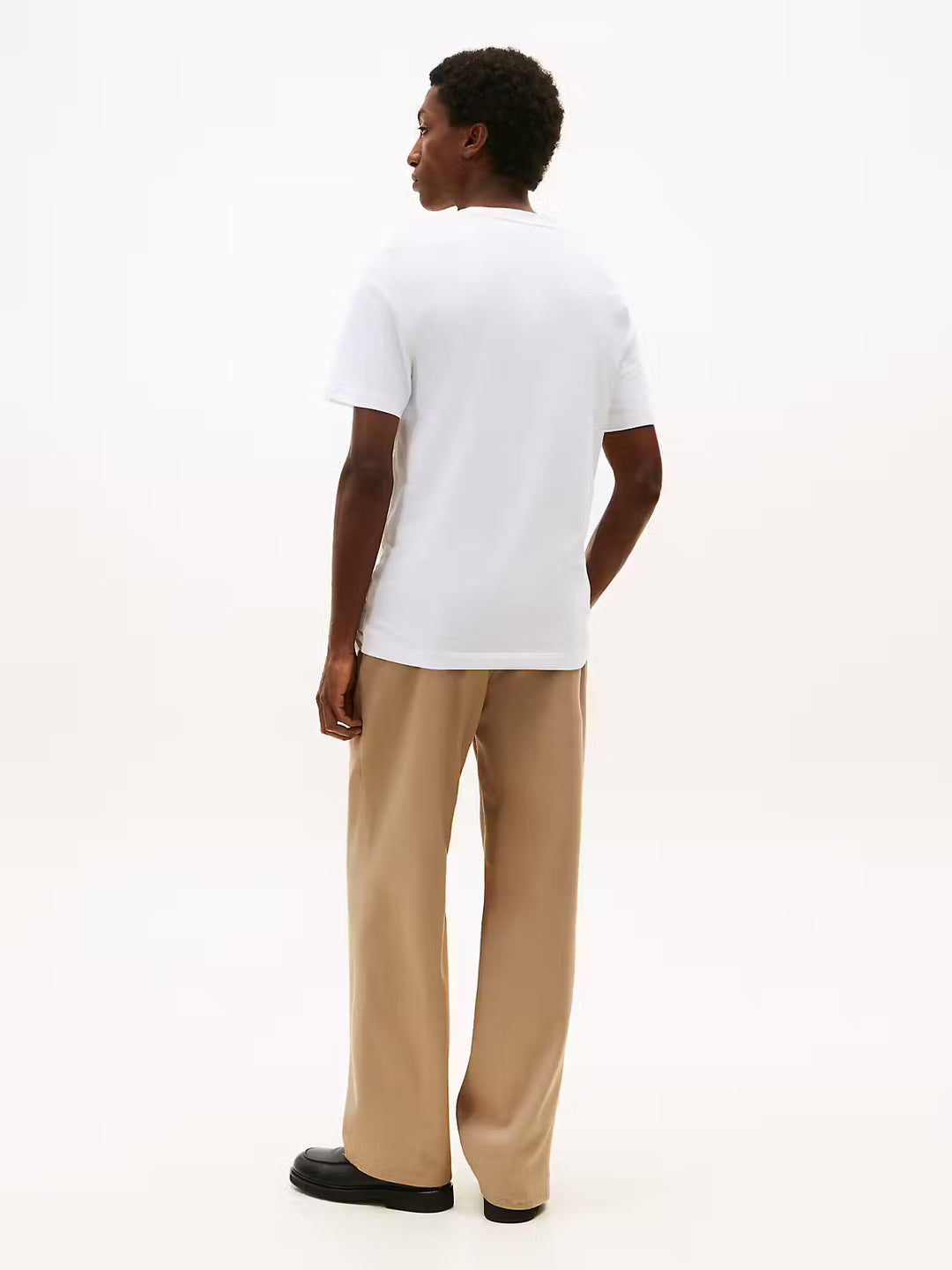 TOMMY HILFIGER ESS REG FIT SOLID TEE - WHITE