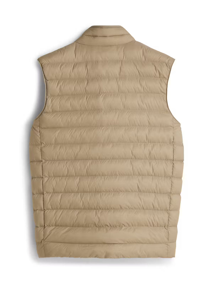 TOMMY HILFIGER PACKABLE RECYCLED VEST - COASTAL TAUPE