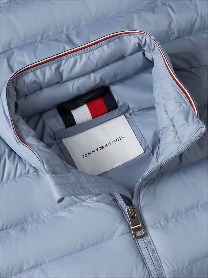 TOMMY HILFIGER PACKABLE RECYCLED VEST - BRISK BLUE