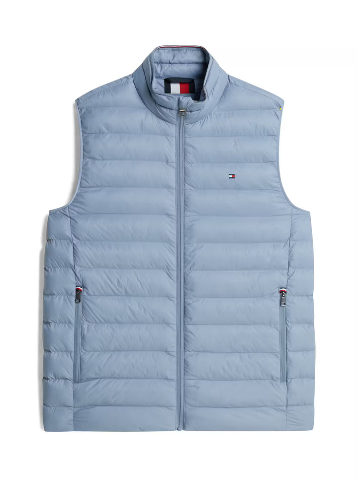 TOMMY HILFIGER PACKABLE RECYCLED VEST - BRISK BLUE