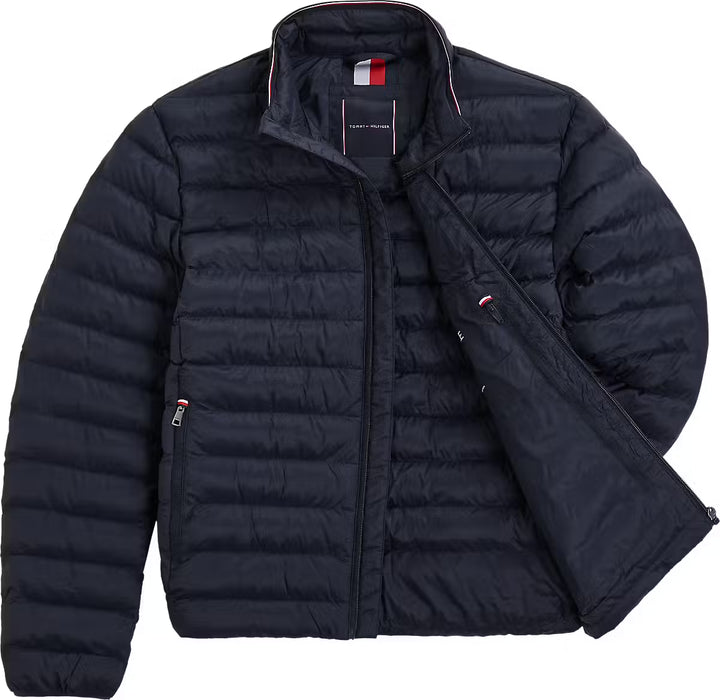 TOMMY HILFIGER BT-PACKABLE RECYCLED JACKET - NAVY