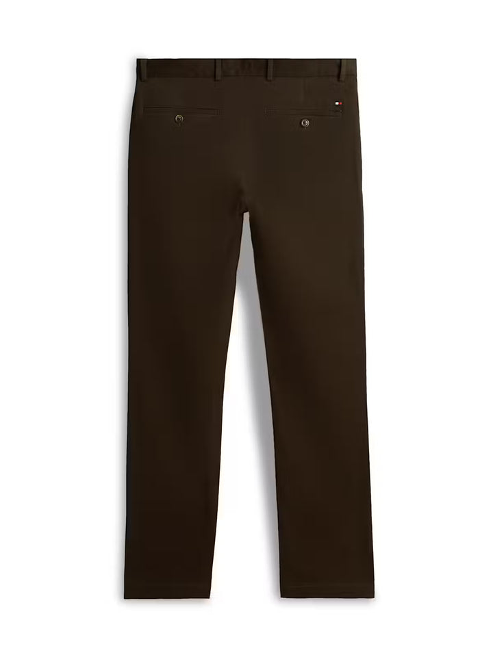 TOMMY HILFIGER DENTON ESSENTIAL TWILL - DARK COFFEE