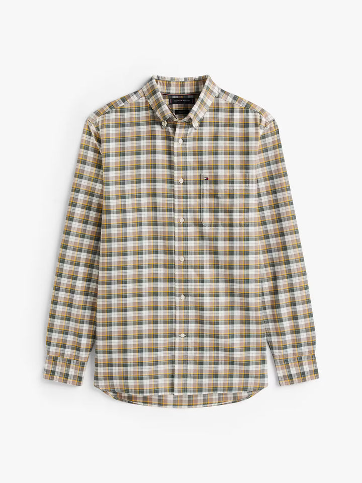TH HERITAGE OXFORD TARTAN RF - TAUPE CHECK