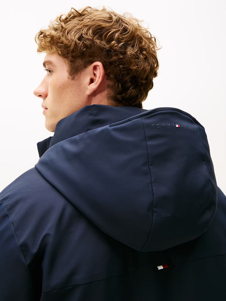 TH TECH HOODED PADDED PARKA - NAVY