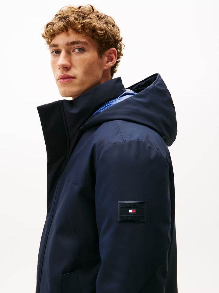 TH TECH HOODED PADDED PARKA - NAVY