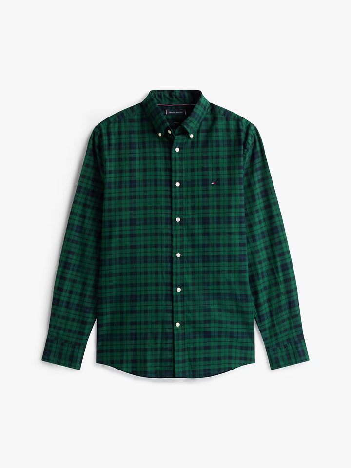 TH MERCERIZED BLACKWATCH RF SHIRT 0MS