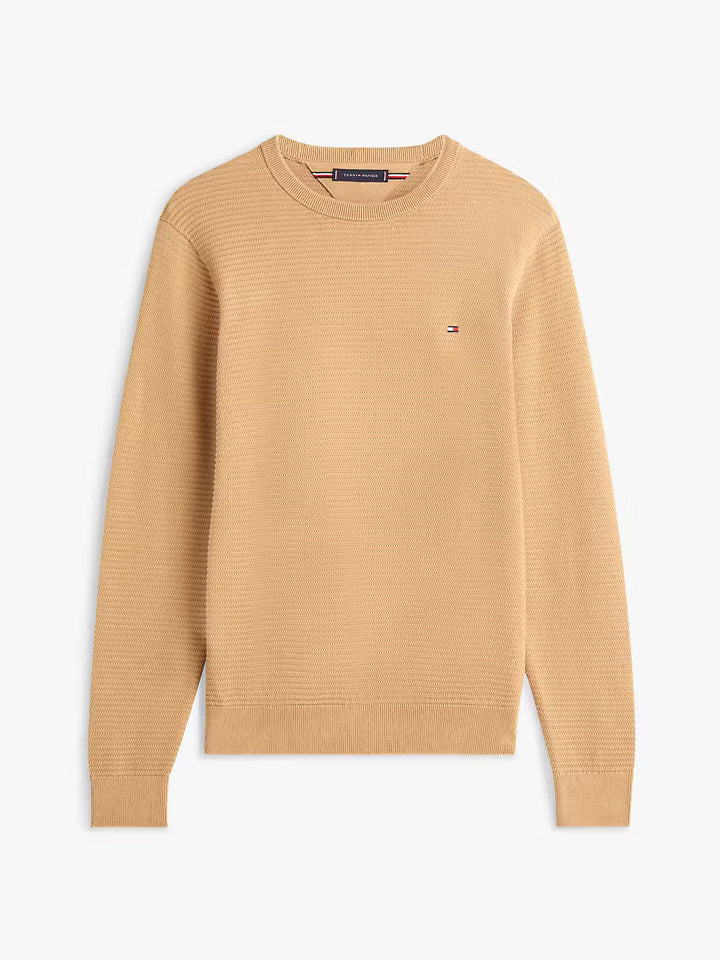 TOMMY HILFIGER SEASONAL STRUCTURE CNECK - SAFARI CANVAS
