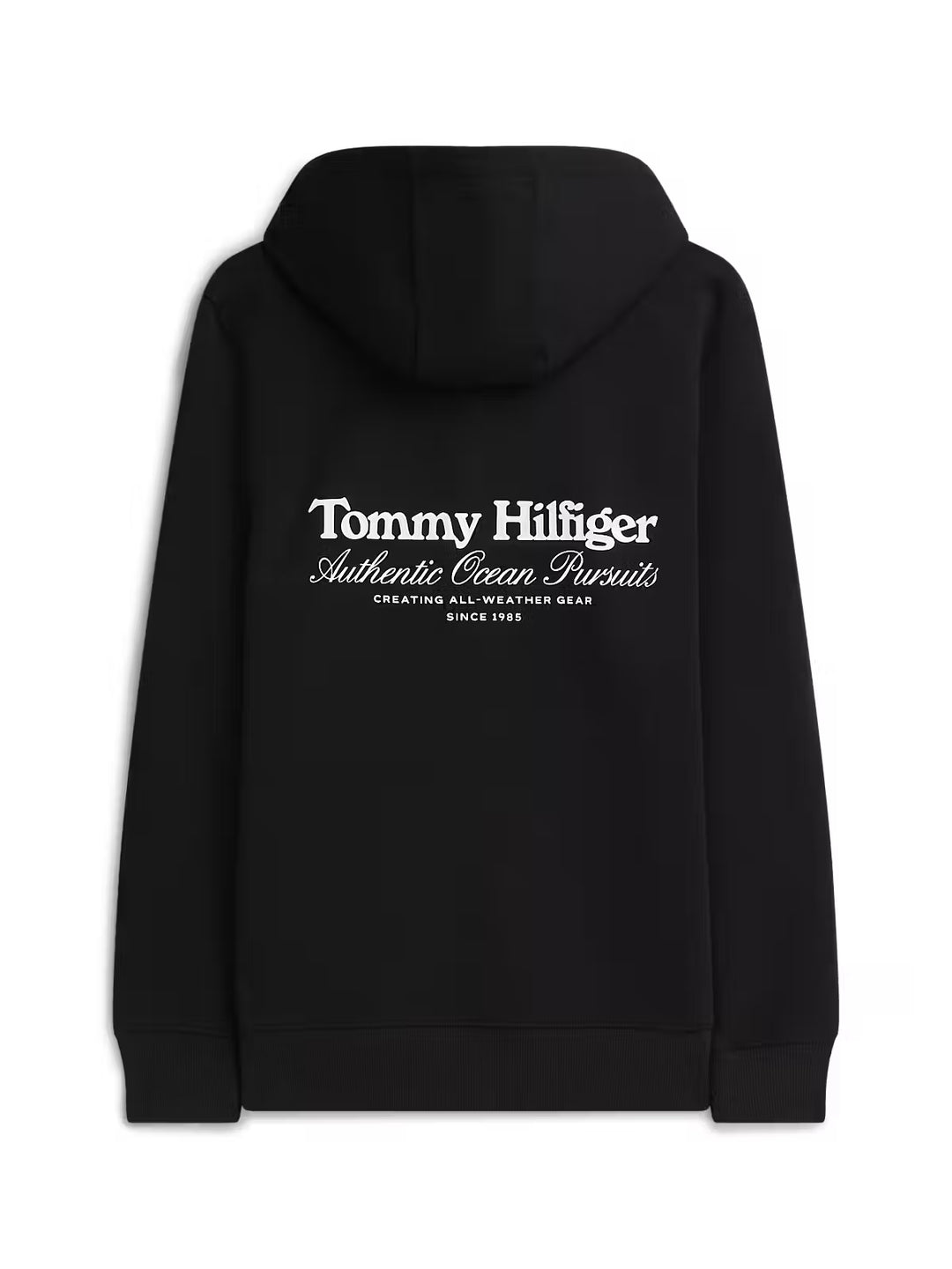 TH NAUTICAL BACK GRAPHIC HOODY - BLACK
