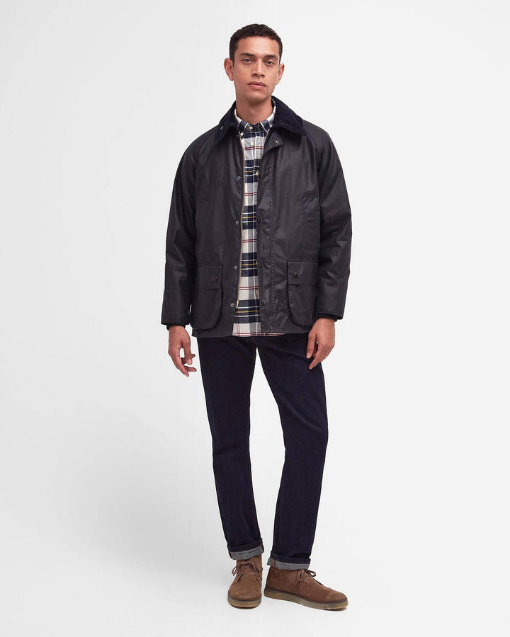 BARBOUR CLASSIC BEDALE WAX JACKET - NAVY