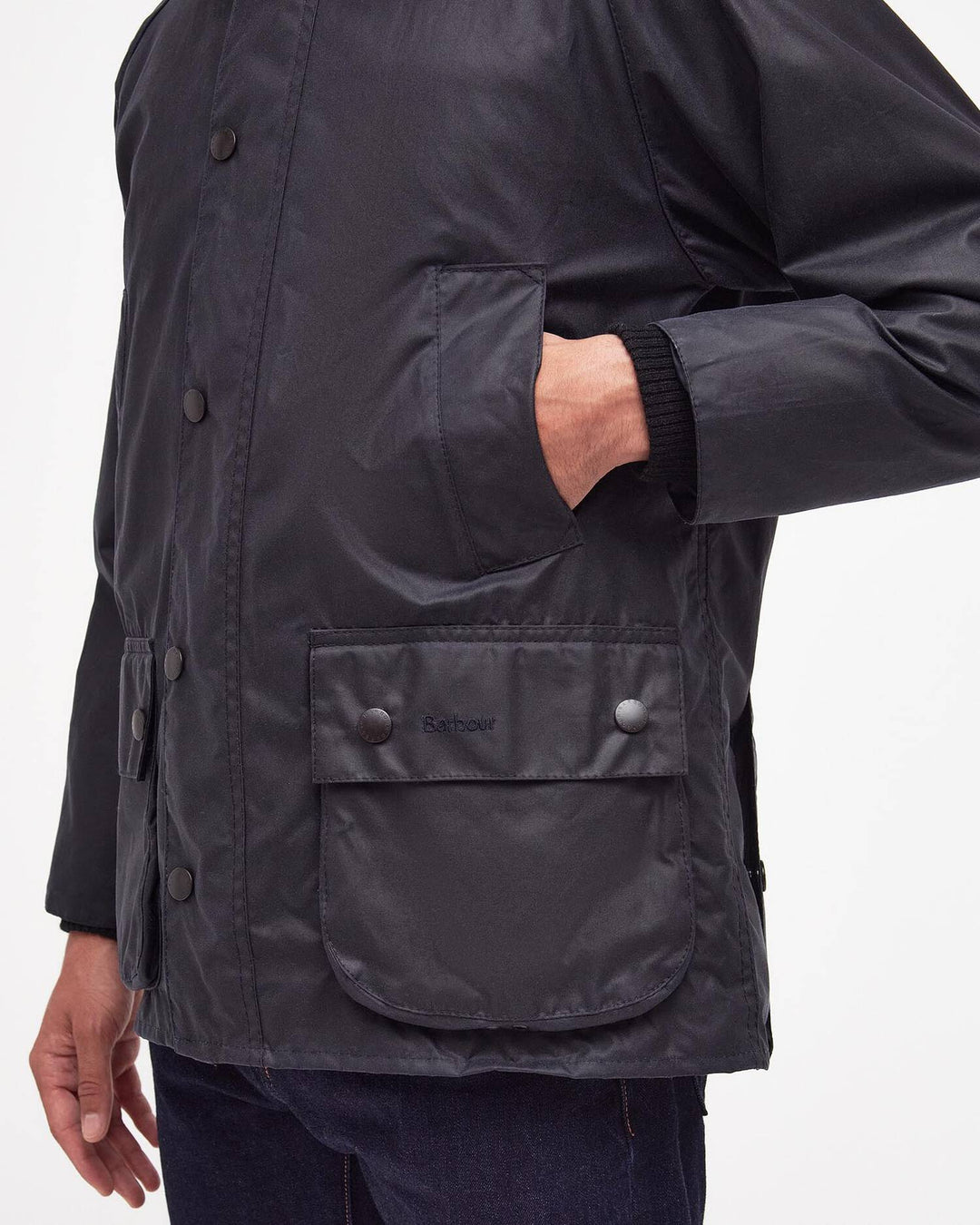 BARBOUR CLASSIC BEDALE WAX JACKET - NAVY