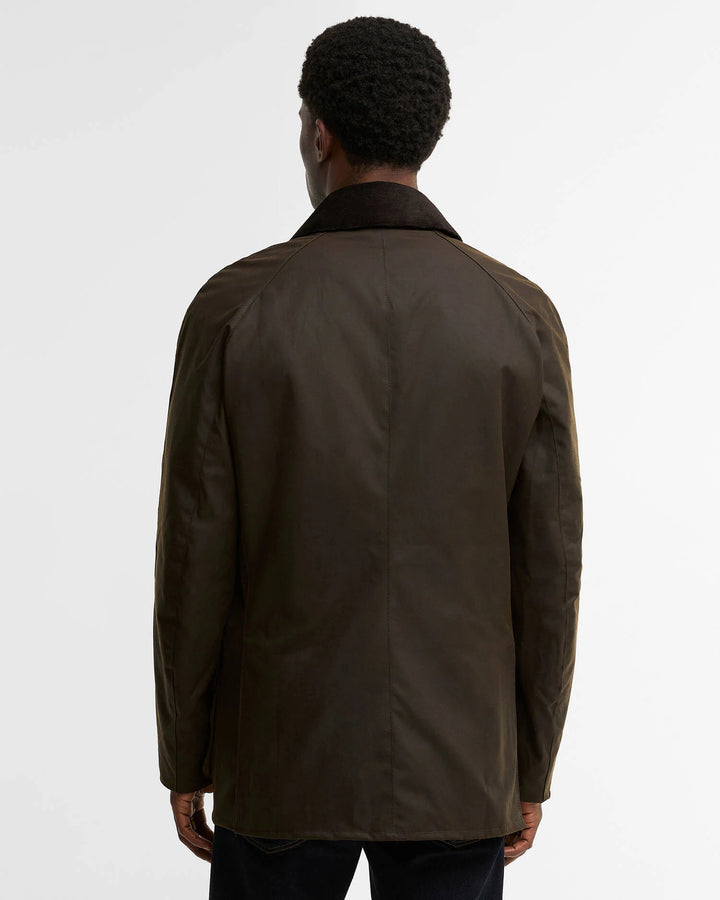 BARBOUR ASHBY WAX JACKET - OLIVE