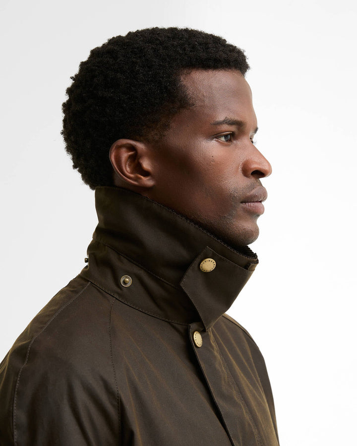 BARBOUR ASHBY WAX JACKET - OLIVE