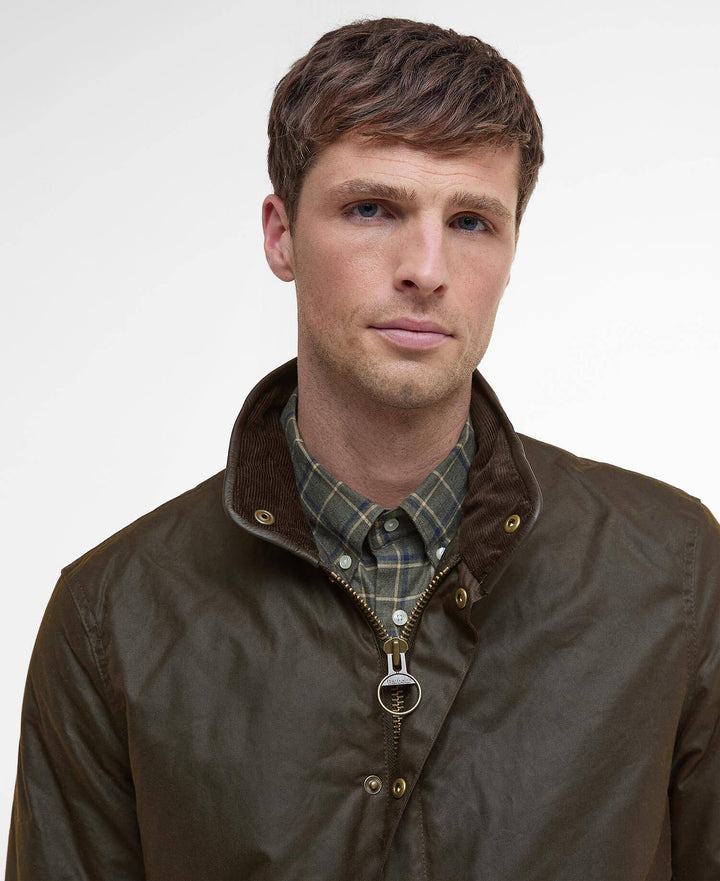 BARBOUR PRESTBURY WAX - OLIVE
