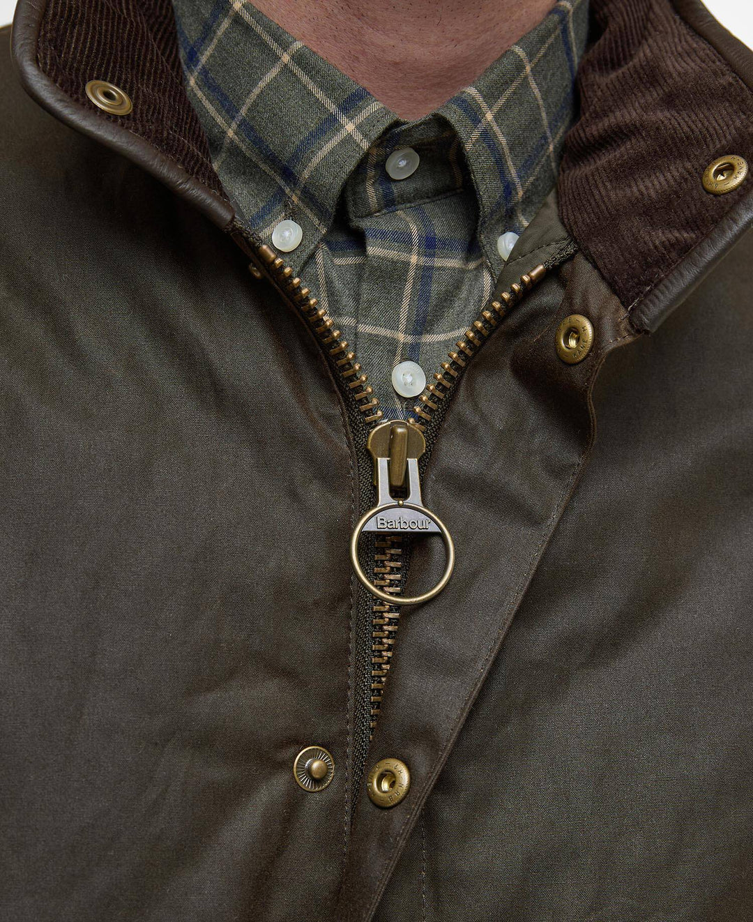 BARBOUR PRESTBURY WAX - OLIVE