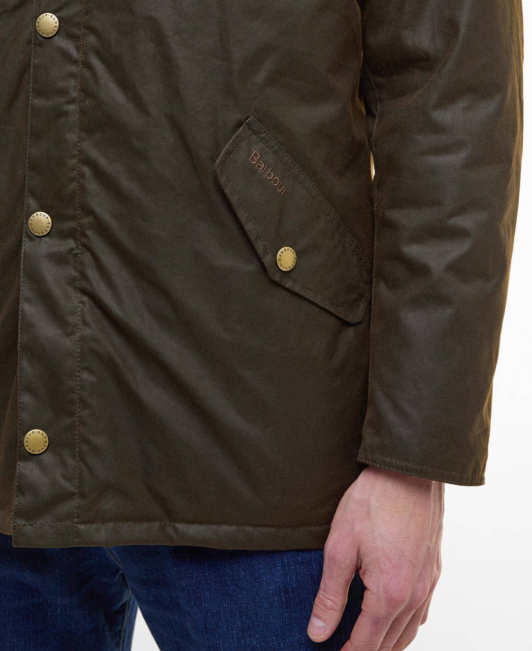 BARBOUR PRESTBURY WAX - OLIVE
