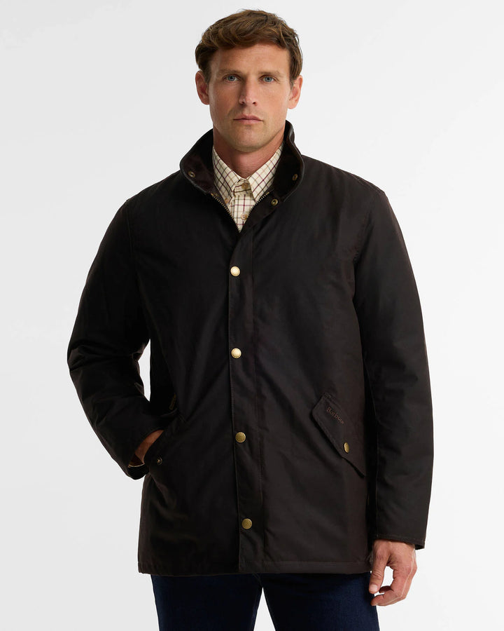 BARBOUR PRESTBURY WAX - RUSTIC