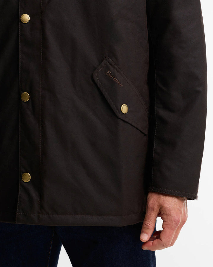 BARBOUR PRESTBURY WAX - RUSTIC