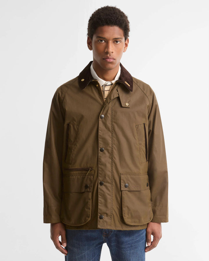 BARBOUR ICONS BEDALE WAX - BROWN