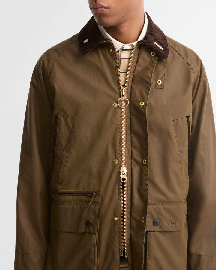 BARBOUR ICONS BEDALE WAX - BROWN