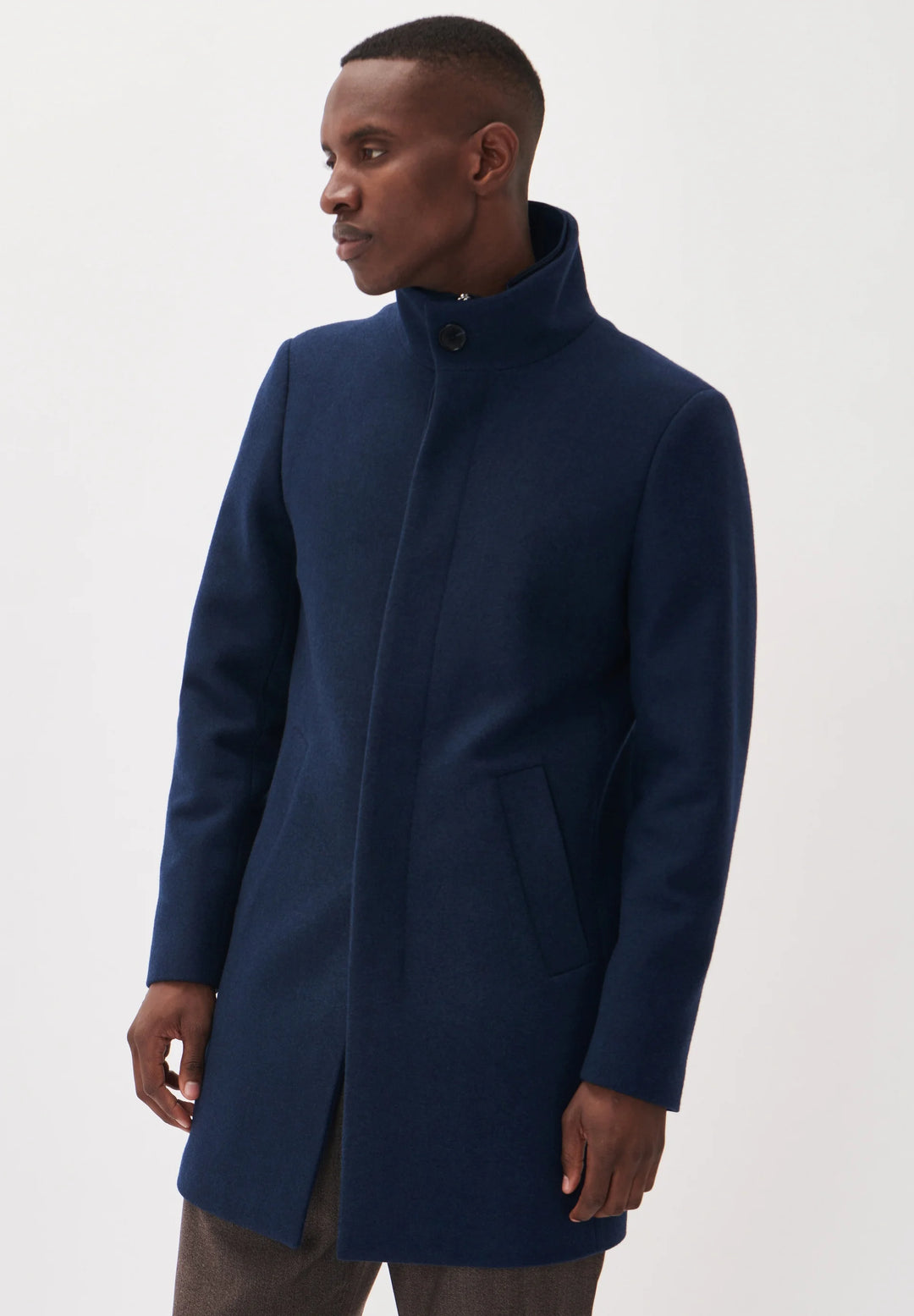 MATINIQUE HARVEY WOOL COAT - OCEANVIEW