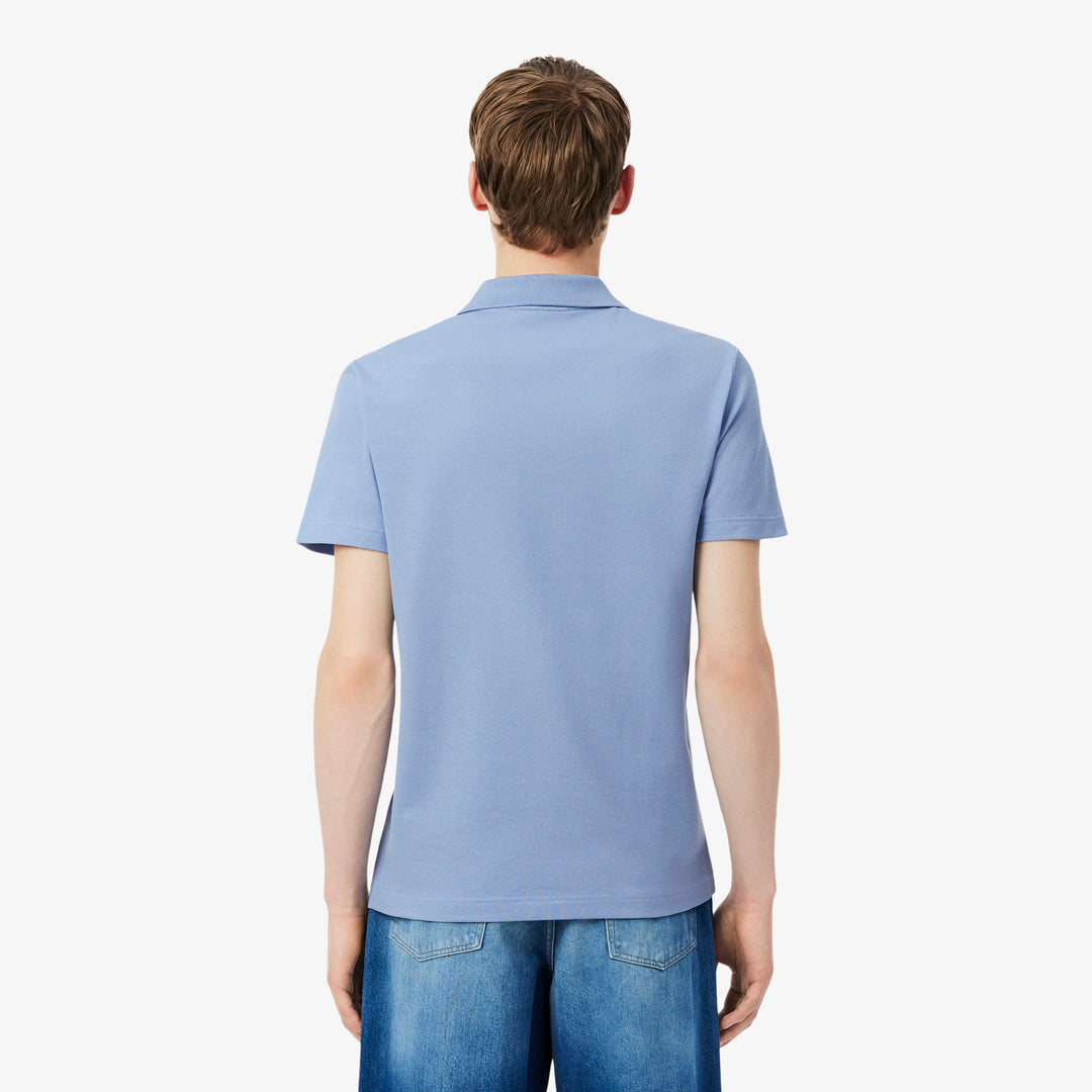 LACOSTE COLOUR BLOCK POLO - BLUE/BLACK