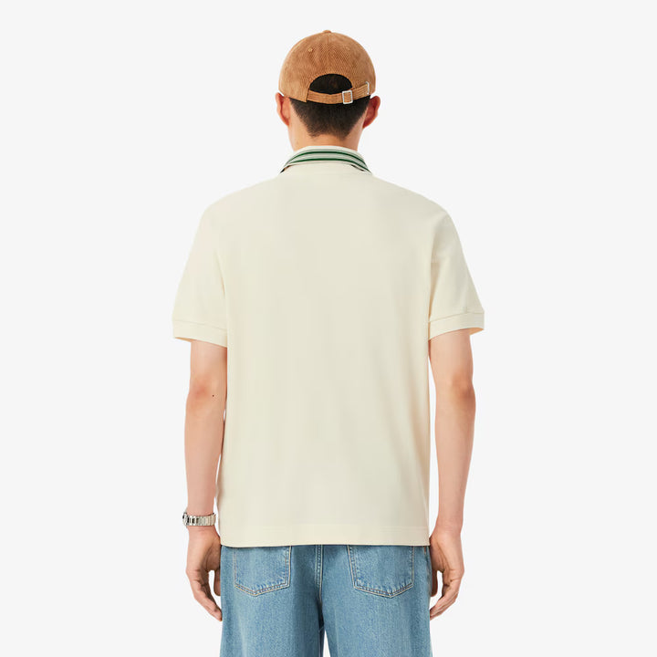 LACOSTE CLASSIC FIT STRIPE COLLAR - LAPLAND