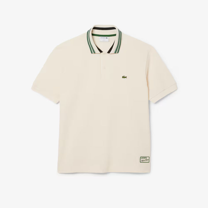 LACOSTE CLASSIC FIT STRIPE COLLAR - LAPLAND