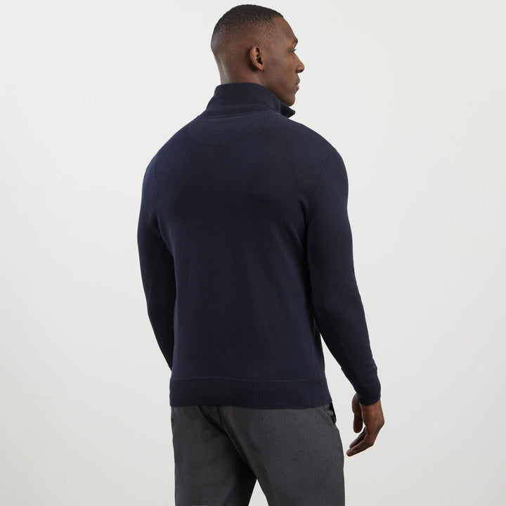 EDEN PARK 1/2 ZIP SWEAT - NAVY