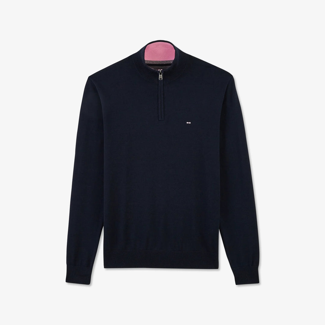 EDEN PARK 1/2 ZIP SWEAT - NAVY