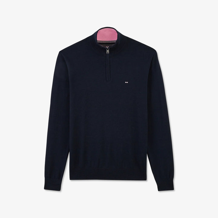 EDEN PARK 1/2 ZIP SWEAT - NAVY